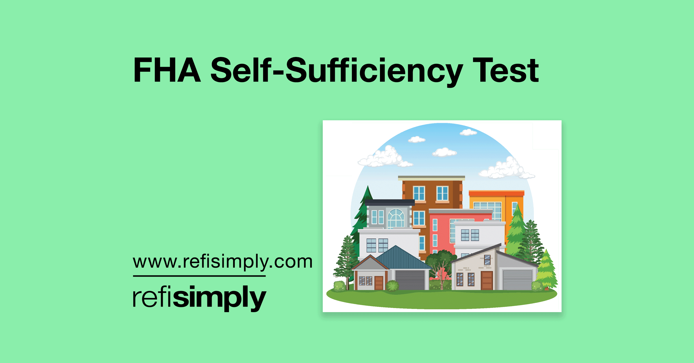 fha self sufficiency test