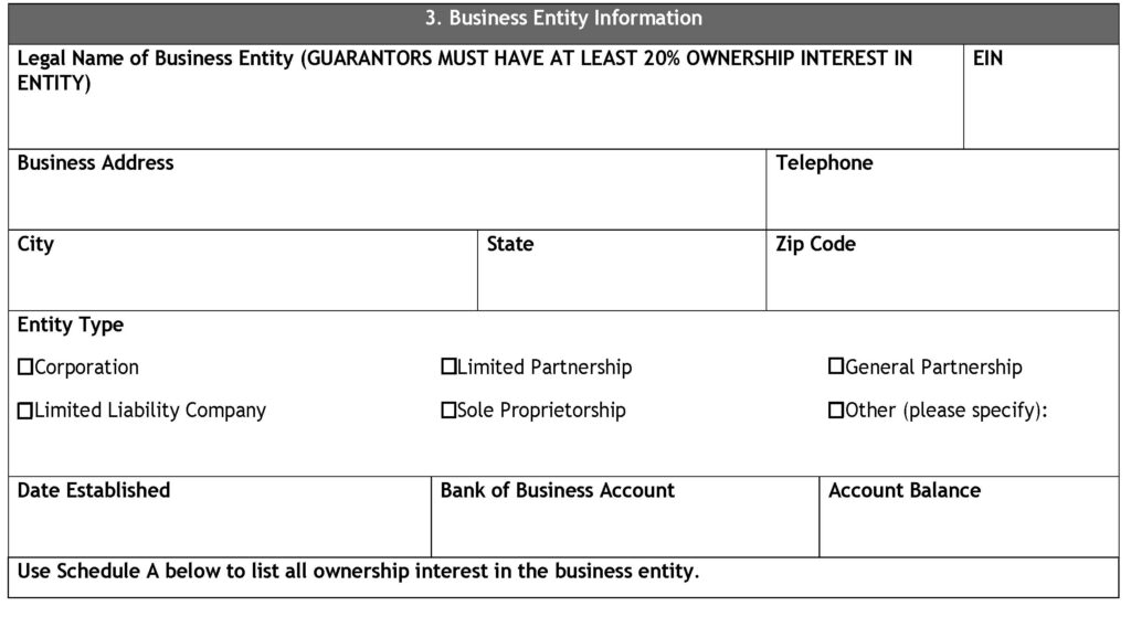 how-to-get-a-dscr-loan-entity-Information