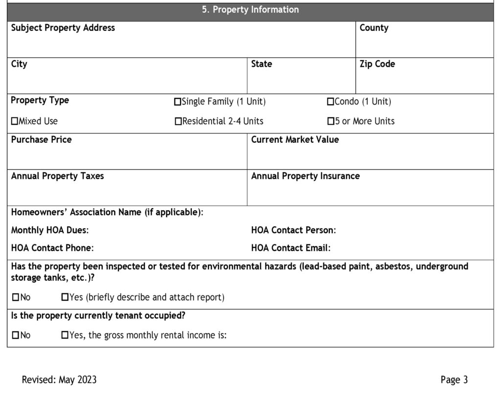 how to get a dscr loan - property information