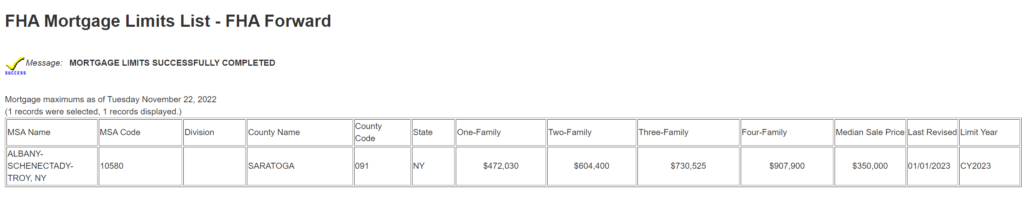 FHA House Hacking - FHA Mortgage Limits